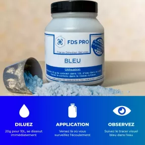 Blue tracer dye
