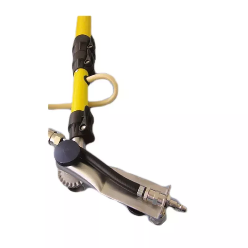 Telescopic inflation pole for pipe stoppers | Fluotracking