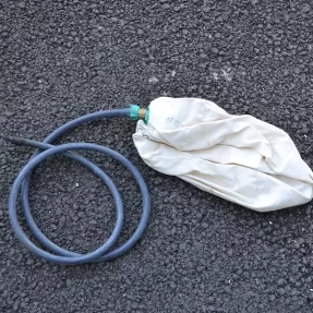 Ballon obturateur gonflable en toile